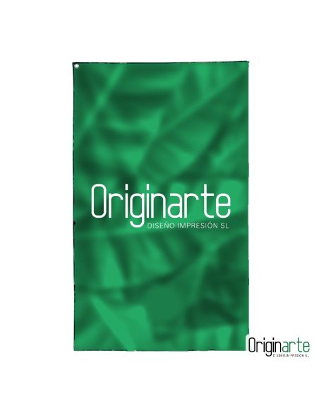 Bandera publicitaria personalizada de 150 × 90 cm con ojales