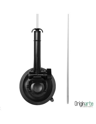 Bandera de ventana en forma de gota con ventosas, 29 × 82 cm