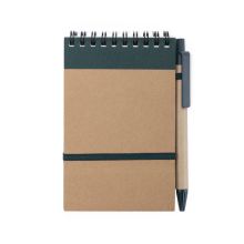 Libreta Ecocard personalizada | Cartón reciclado con boli