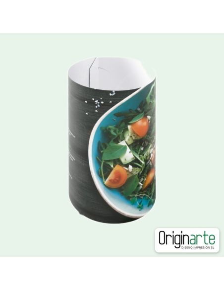 Expositor cilíndrico de mesa pequeño personalizado, 14,8 cm