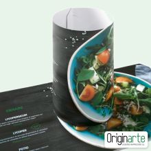 Expositor cilíndrico de mesa pequeño personalizado, 14,8 cm 2