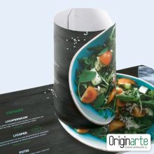 Expositor cilíndrico de mesa medio personalizado, 21 cm 2