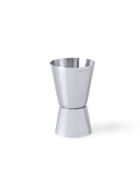 Medidor de bebidas Roley en acero inox de doble cavidad