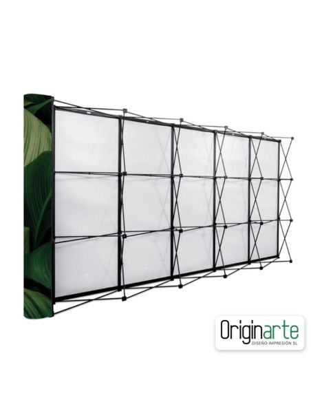 Pop up magnético recto 501 × 224 cm con impresión