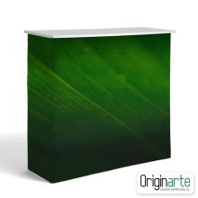 Mostrador textil plegable 177 × 102 cm con impresión