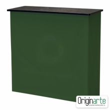 Mostrador textil plegable ligero 106 × 101 cm con impresión