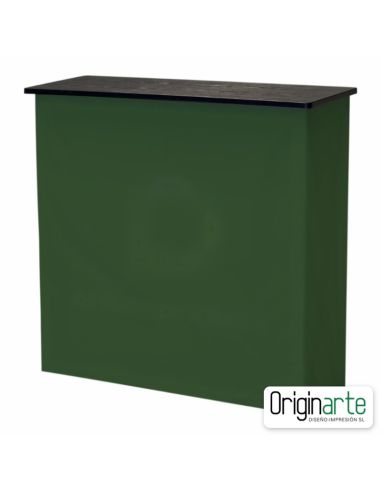 Mostrador textil plegable ligero 106 × 101 cm con impresión