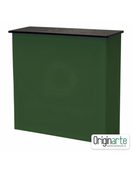 Mostrador textil plegable ligero 106 × 101 cm con impresión