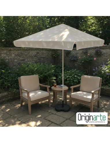 Sombrilla personalizada de 200 × 220 cm con tu marca