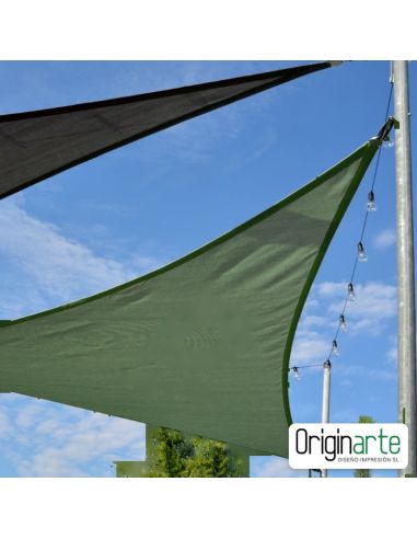 Vela de sombra triangular personalizada 295 × 420 cm