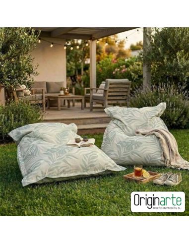 Puf de exterior personalizado de 100 × 140 cm