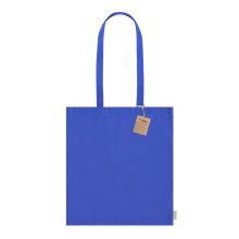 Bolsa de algodón reciclado 140 g con asas largas personalizada (Tayon)