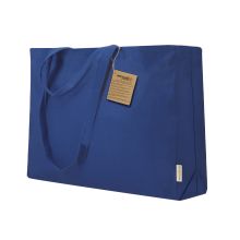 Bolsa de algodón reciclado 220 g con fuelle personalizada (Tremul)