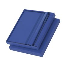 Set de bloc de notas y bolígrafo de PU personalizado (Garrick)