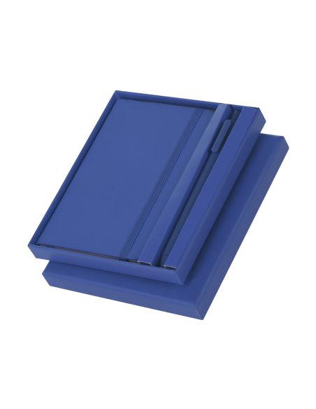 Set de bloc de notas y bolígrafo de PU personalizado (Garrick)