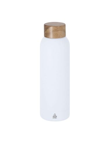 Bidón Cosmix de 700 ml en acero inox reciclado con tapón de acacia