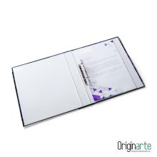 Archivadores de anillas A4 de 2,5 cm, impresos por fuera 2
