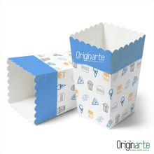 Cajas de palomitas M personalizadas, 12 × 12 × 17,2 cm