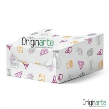 Cajas para patatas fritas M personalizadas, 12 × 5,9 × 13,5 cm 2