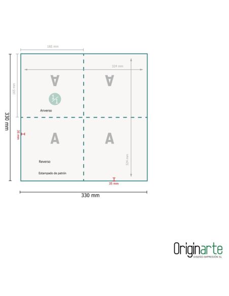 Servilletas tissue de 3 capas con logo, 33 × 33 cm
