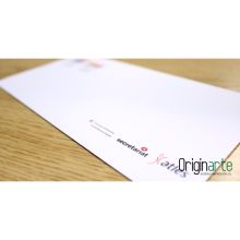 Sobres C6/5 (11,4 × 22,9 cm) personalizados a todo color