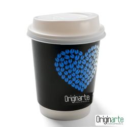 Vasos de cartón personalizados para café, bar y take away