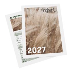 Calendarios de pared encolados 2027 personalizados