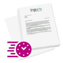 Papel de cartas urgente A4 o A5 con entrega en 24-48 horas