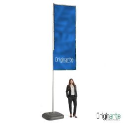 Banderas Giantpole con sistema e impresión