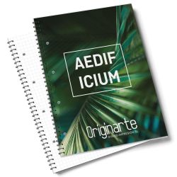 Cuadernos microperforados con espiral personalizados A4
