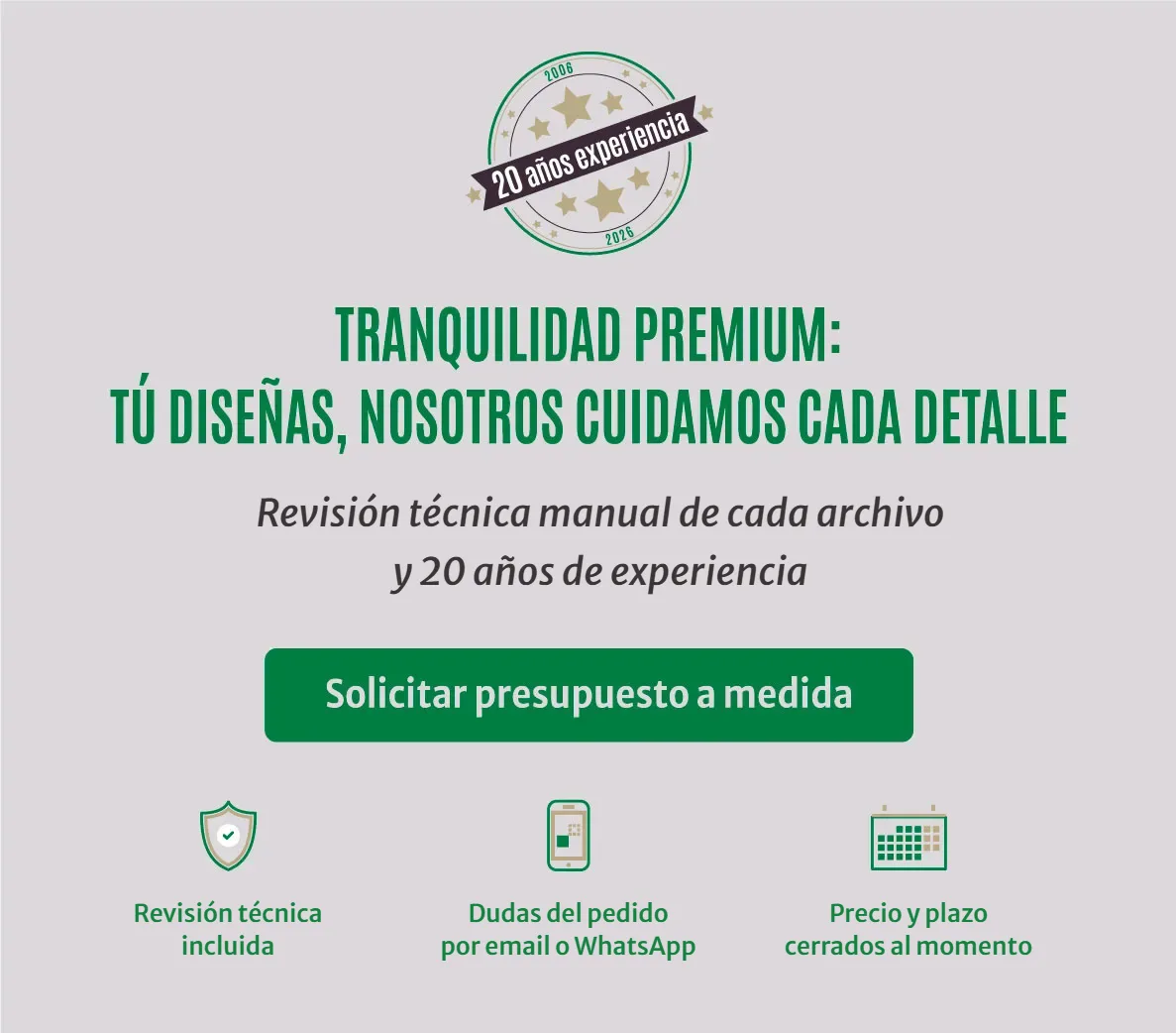 Originarte, imprenta profesional en Barcelona: revisi&oacute;n t&eacute;cnica manual de cada archivo y 20 a&ntilde;os de experiencia