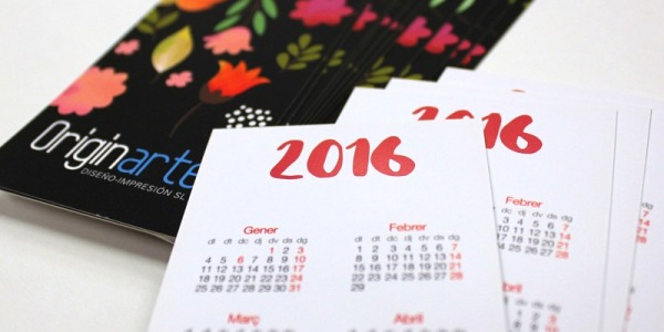 Calendario marcapáginas | Originarte